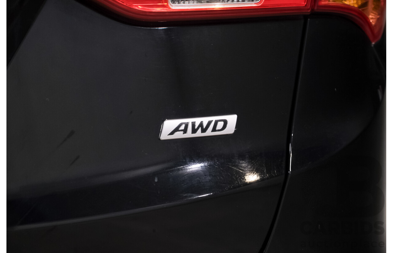03/2014 Hyundai Santa Fe ACTIVE (AWD) DM 4d Wagon Black 2.4L