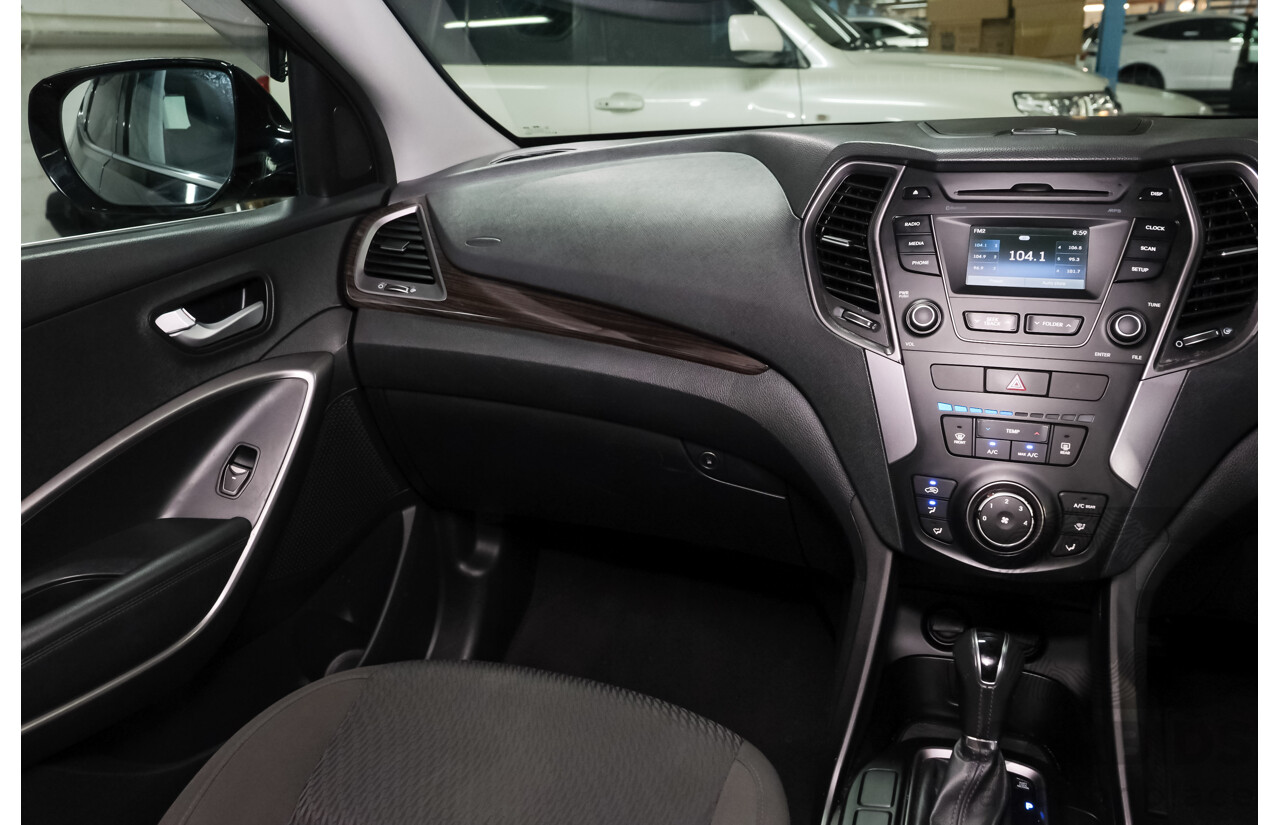 03/2014 Hyundai Santa Fe ACTIVE (AWD) DM 4d Wagon Black 2.4L