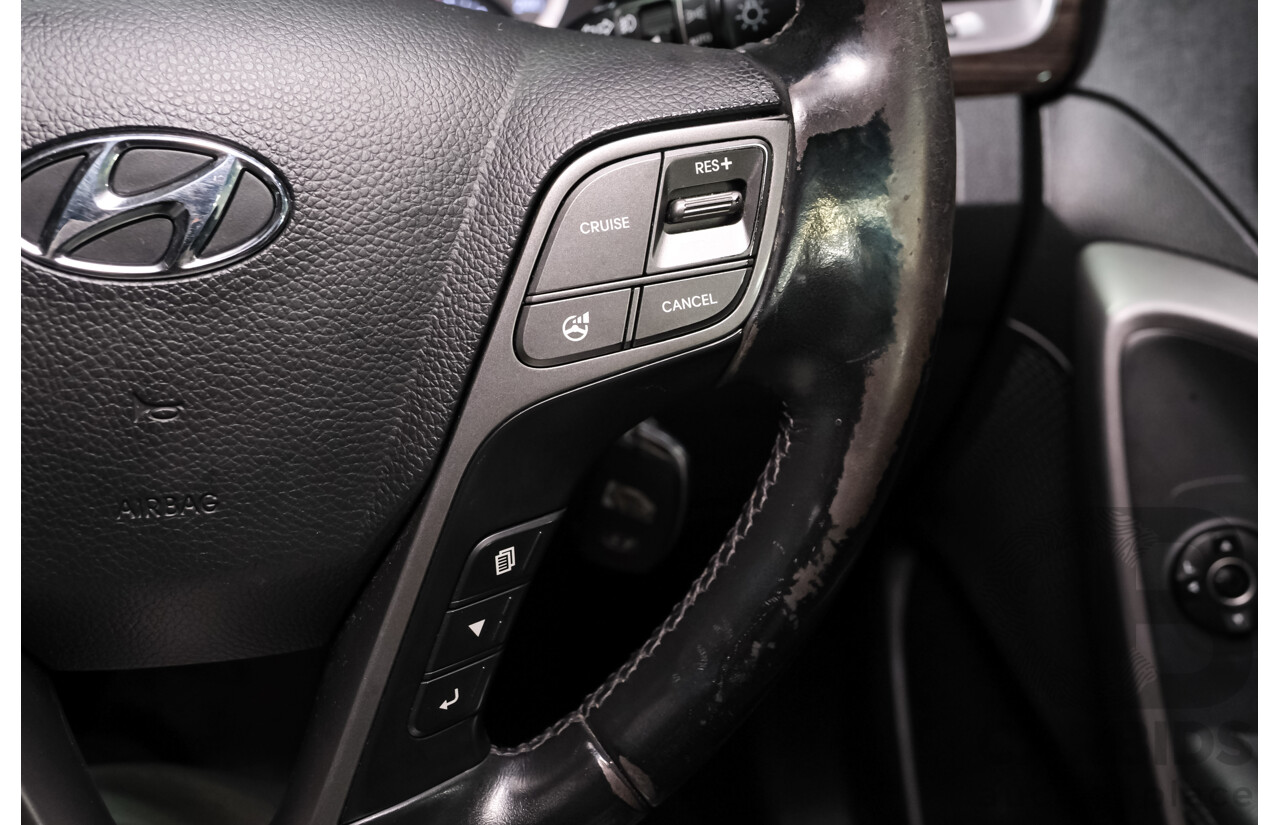 03/2014 Hyundai Santa Fe ACTIVE (AWD) DM 4d Wagon Black 2.4L