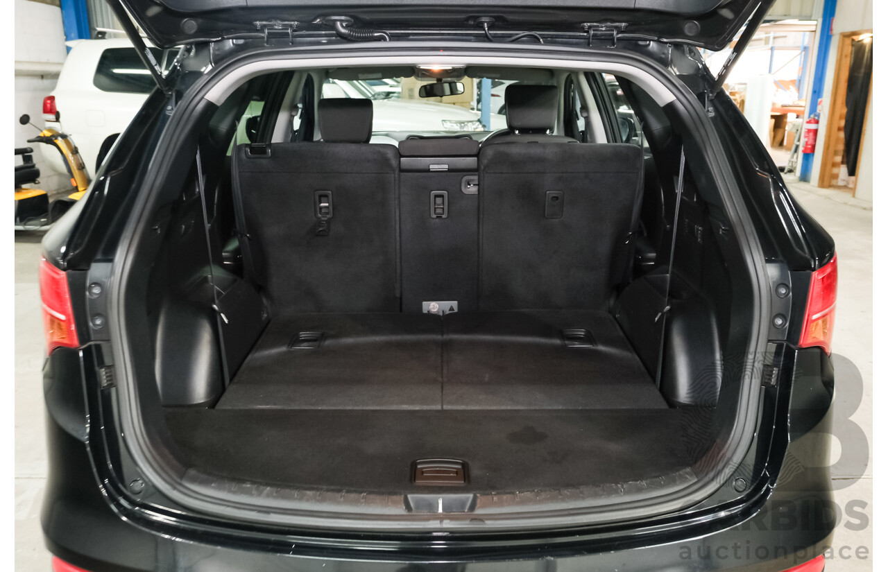 03/2014 Hyundai Santa Fe ACTIVE (AWD) DM 4d Wagon Black 2.4L