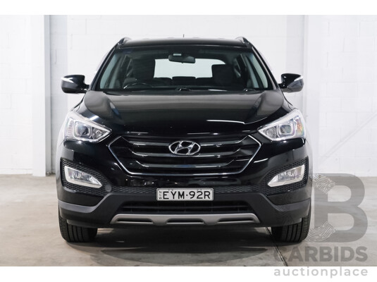 1660948 · 03/2014 Hyundai Santa Fe ACTIVE (AWD) DM 4d Wagon Black 2.4L