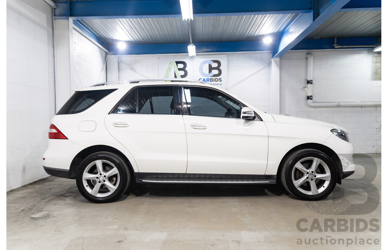 05/2015 Mercedes-Benz Ml 250CDI BLUETEC (4x4) AWD 166 MY15 4D Wagon Polar White Diesel Turbo 2.1L