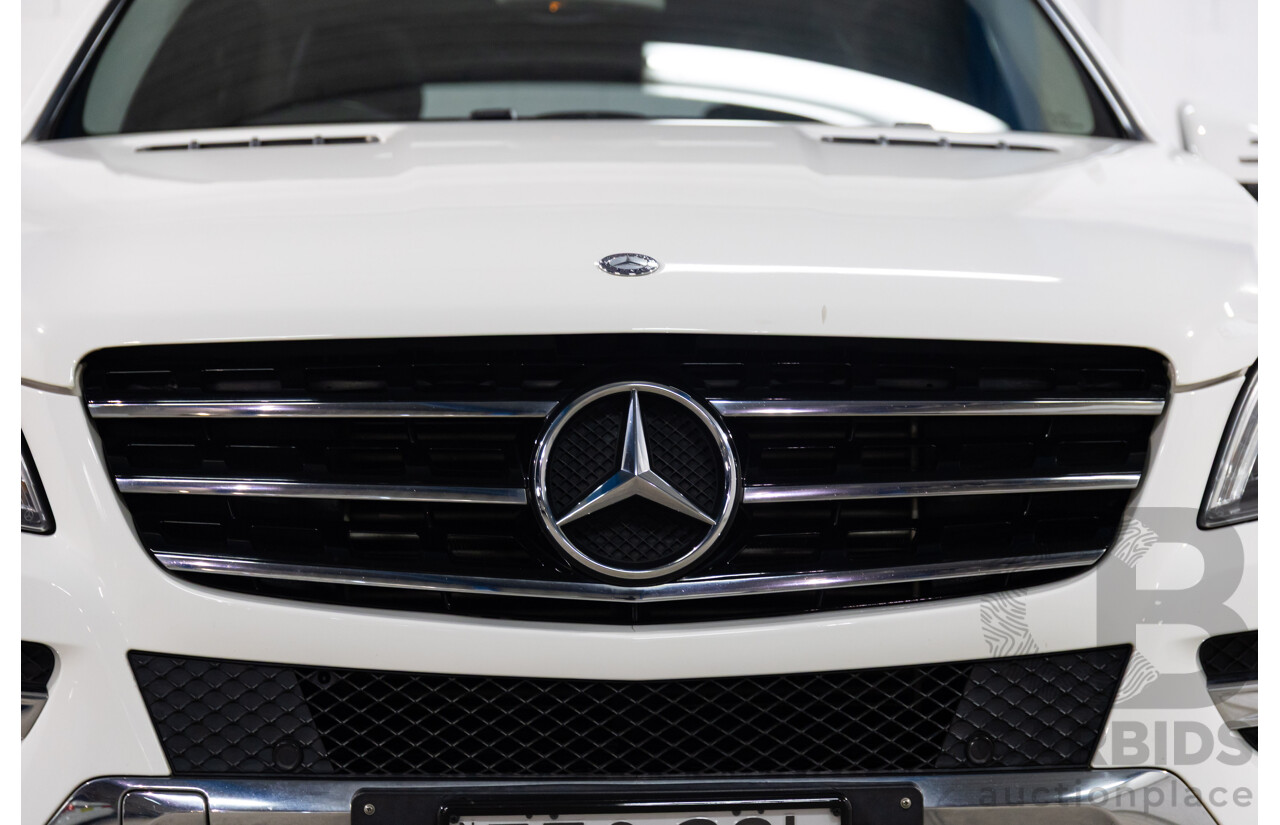 05/2015 Mercedes-Benz Ml 250CDI BLUETEC (4x4) AWD 166 MY15 4D Wagon Polar White Diesel Turbo 2.1L