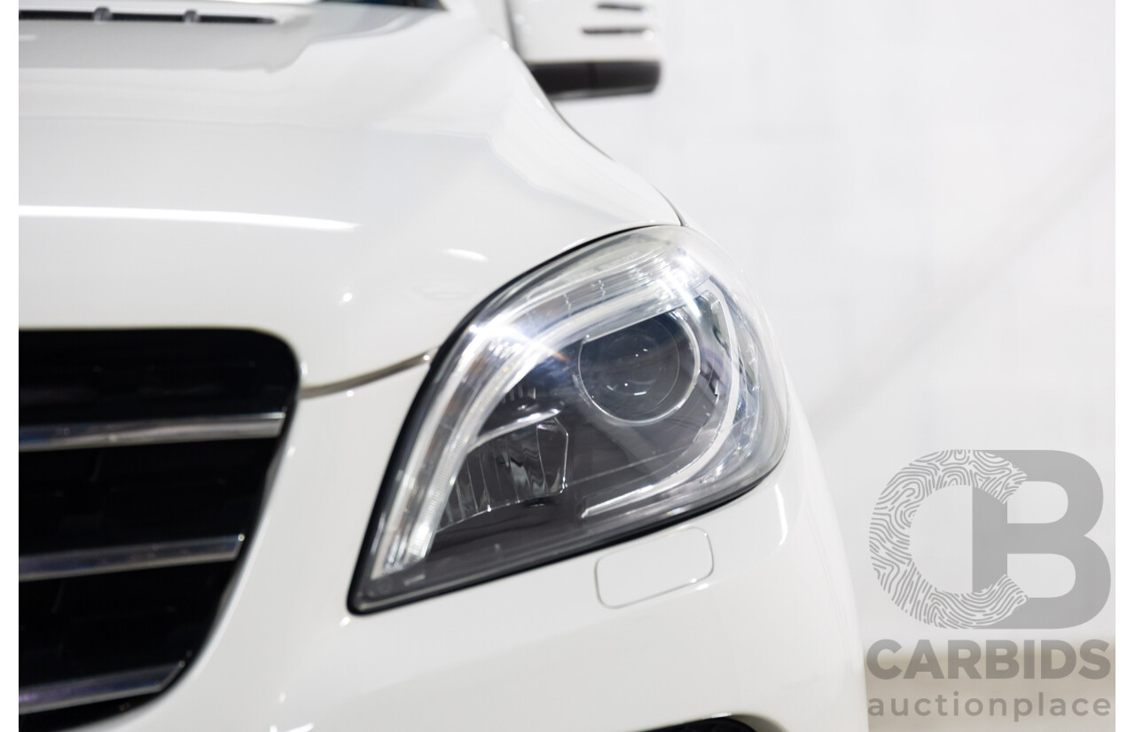 05/2015 Mercedes-Benz Ml 250CDI BLUETEC (4x4) AWD 166 MY15 4D Wagon Polar White Diesel Turbo 2.1L