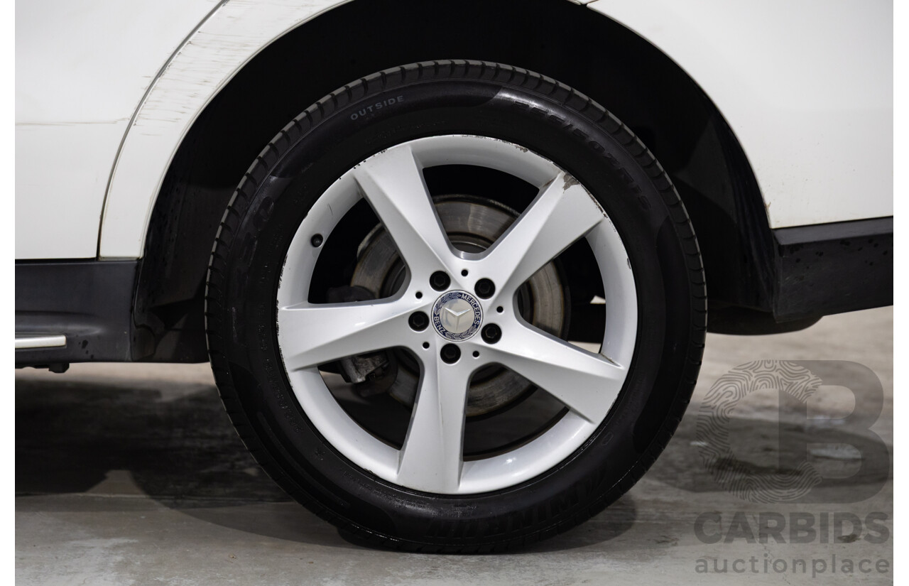 05/2015 Mercedes-Benz Ml 250CDI BLUETEC (4x4) AWD 166 MY15 4D Wagon Polar White Diesel Turbo 2.1L