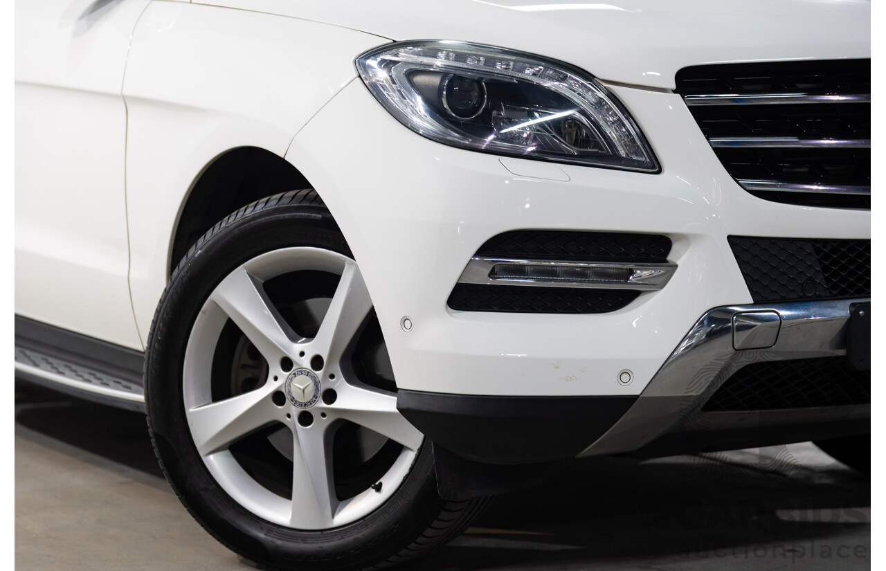 05/2015 Mercedes-Benz Ml 250CDI BLUETEC (4x4) AWD 166 MY15 4D Wagon Polar White Diesel Turbo 2.1L