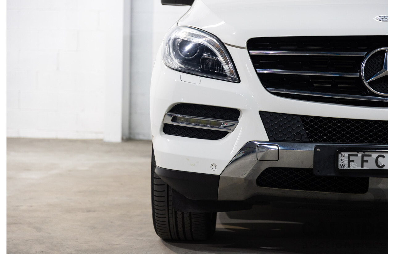 05/2015 Mercedes-Benz Ml 250CDI BLUETEC (4x4) AWD 166 MY15 4D Wagon Polar White Diesel Turbo 2.1L