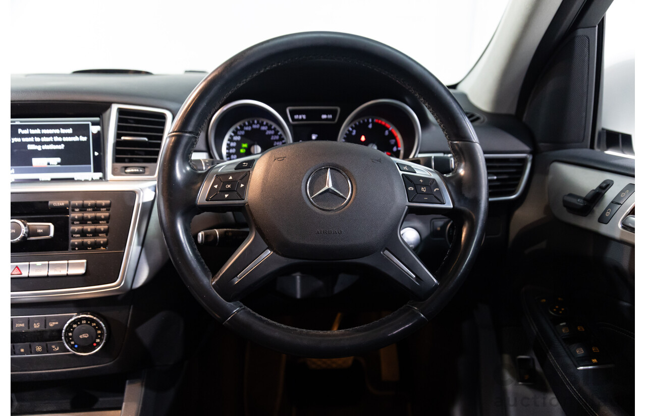 05/2015 Mercedes-Benz Ml 250CDI BLUETEC (4x4) AWD 166 MY15 4D Wagon Polar White Diesel Turbo 2.1L