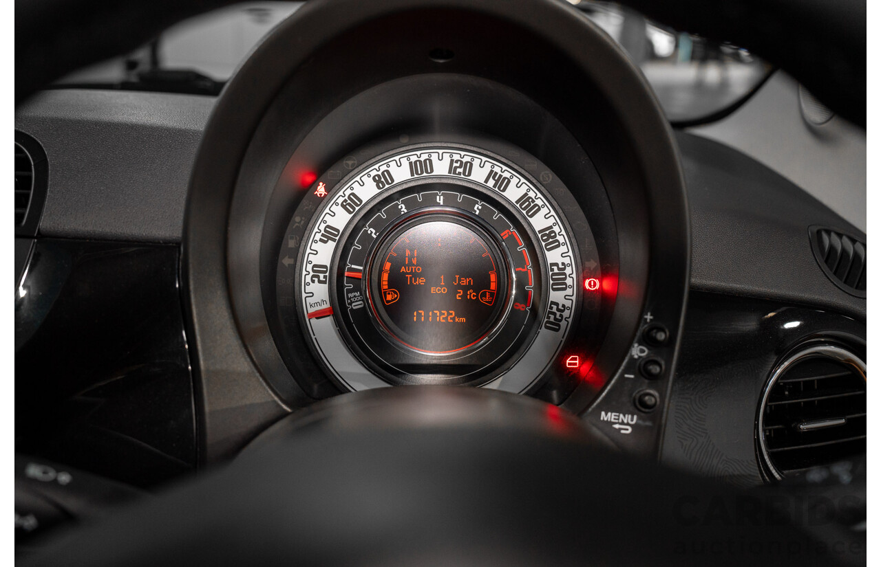 11/2013 Fiat 500 POP FWD MY13 3D Hatchback Black 1.2L