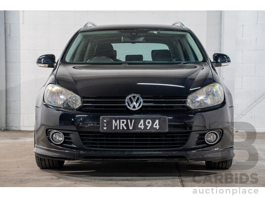1660522 · 2/2010 Volkswagen Golf 90 TSI Trendline 1K MY10 4d Wagon Black 1.4L