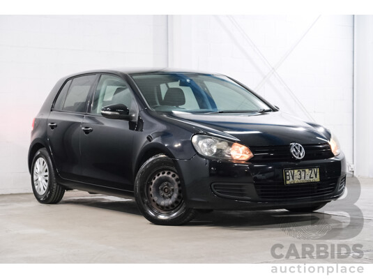 1663683 · 02/2009 Volkswagen Golf 90 TSI Trendline 1K 6TH GEN 5d Hatchback Black 1.4L