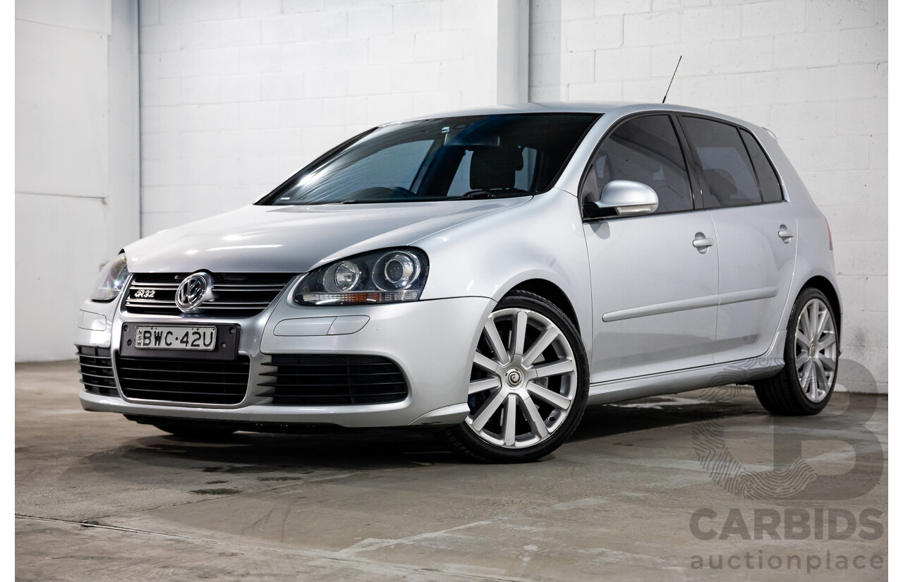 03/2008 Volkswagen Golf R32 AWD 1K MY08 UPGRADE 5D Hatchback Silver Or Chrome 3.2L