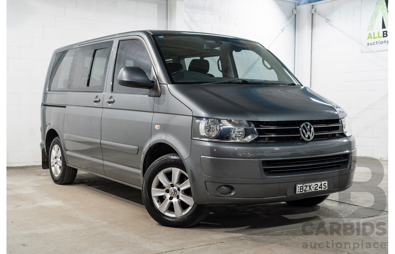 10/2011 Volkswagen Multivan 103 TDI Comfortline T5 MY10 4D Wagon Grey Turbo Diesel 2.0L - 7 Seater