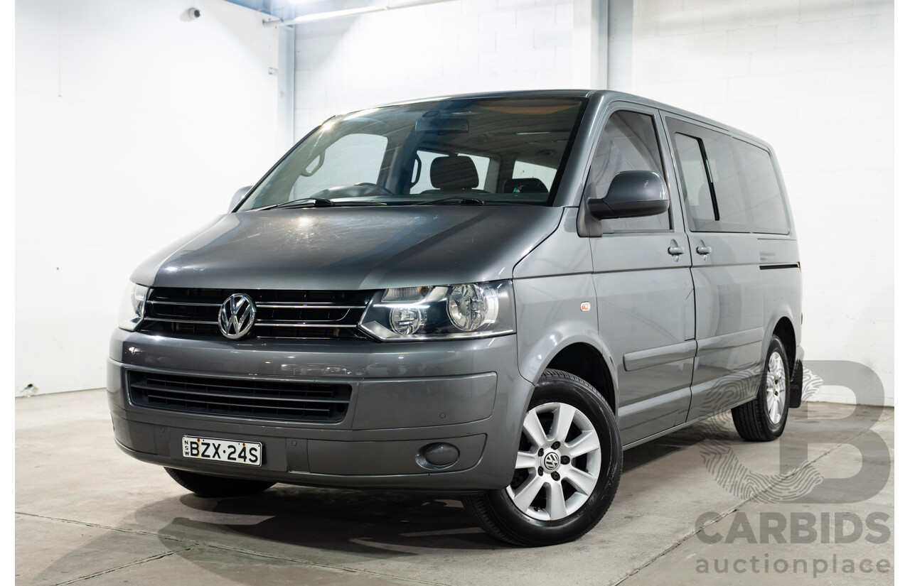 10/2011 Volkswagen Multivan 103 TDI Comfortline T5 MY10 4D Wagon Grey Turbo Diesel 2.0L - 7 Seater