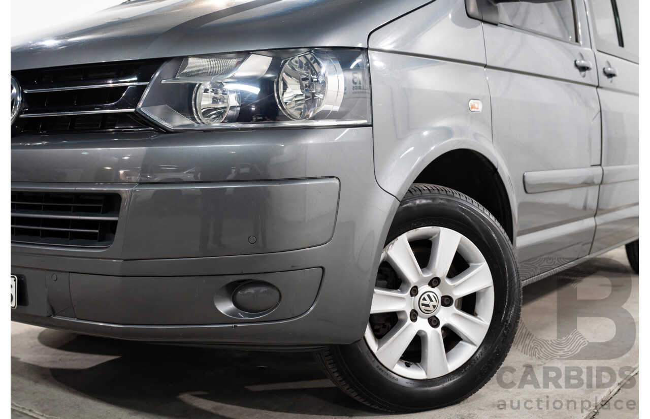 10/2011 Volkswagen Multivan 103 TDI Comfortline T5 MY10 4D Wagon Grey Turbo Diesel 2.0L - 7 Seater