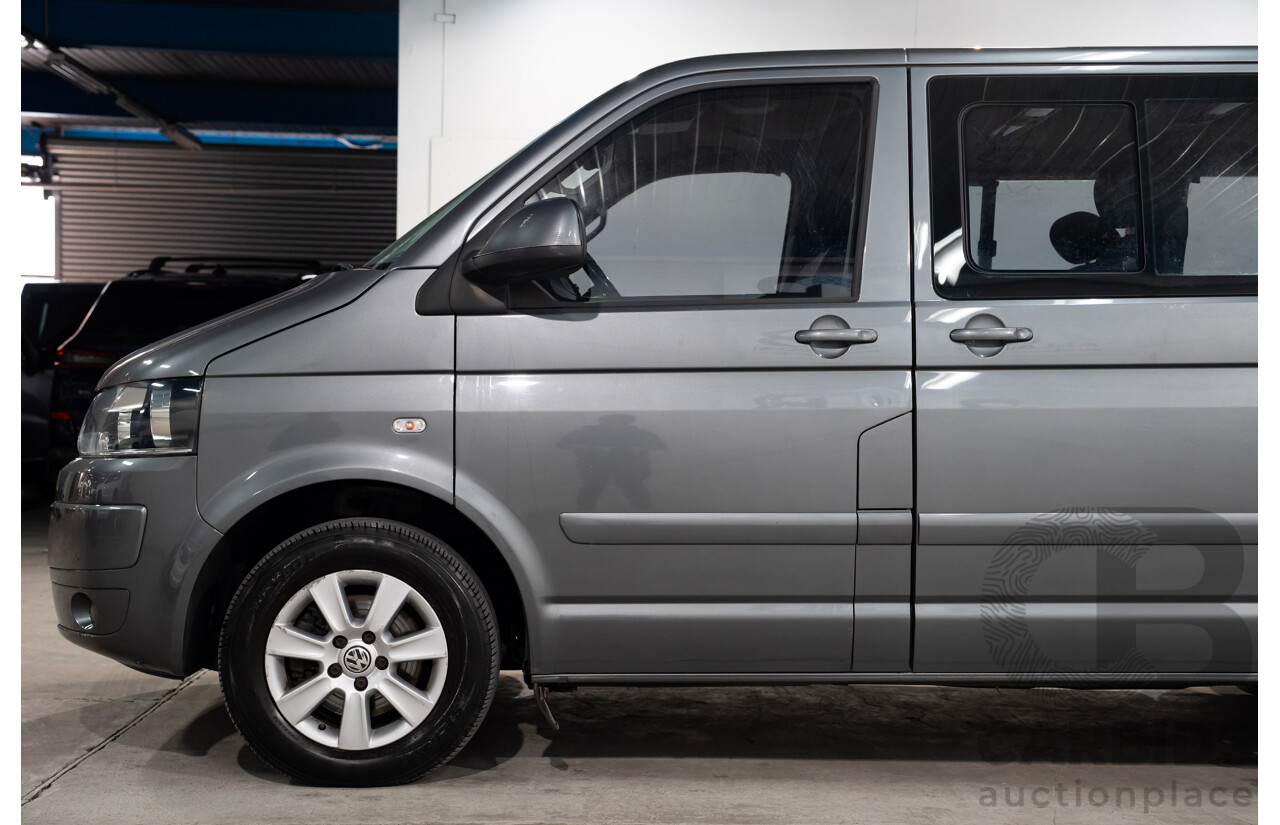 10/2011 Volkswagen Multivan 103 TDI Comfortline T5 MY10 4D Wagon Grey Turbo Diesel 2.0L - 7 Seater