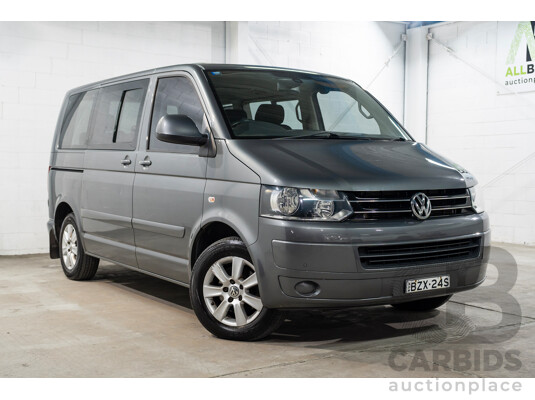 10/2011 Volkswagen Multivan 103 TDI Comfortline T5 MY10 4D Wagon Grey Turbo Diesel 2.0L - 7 Seater