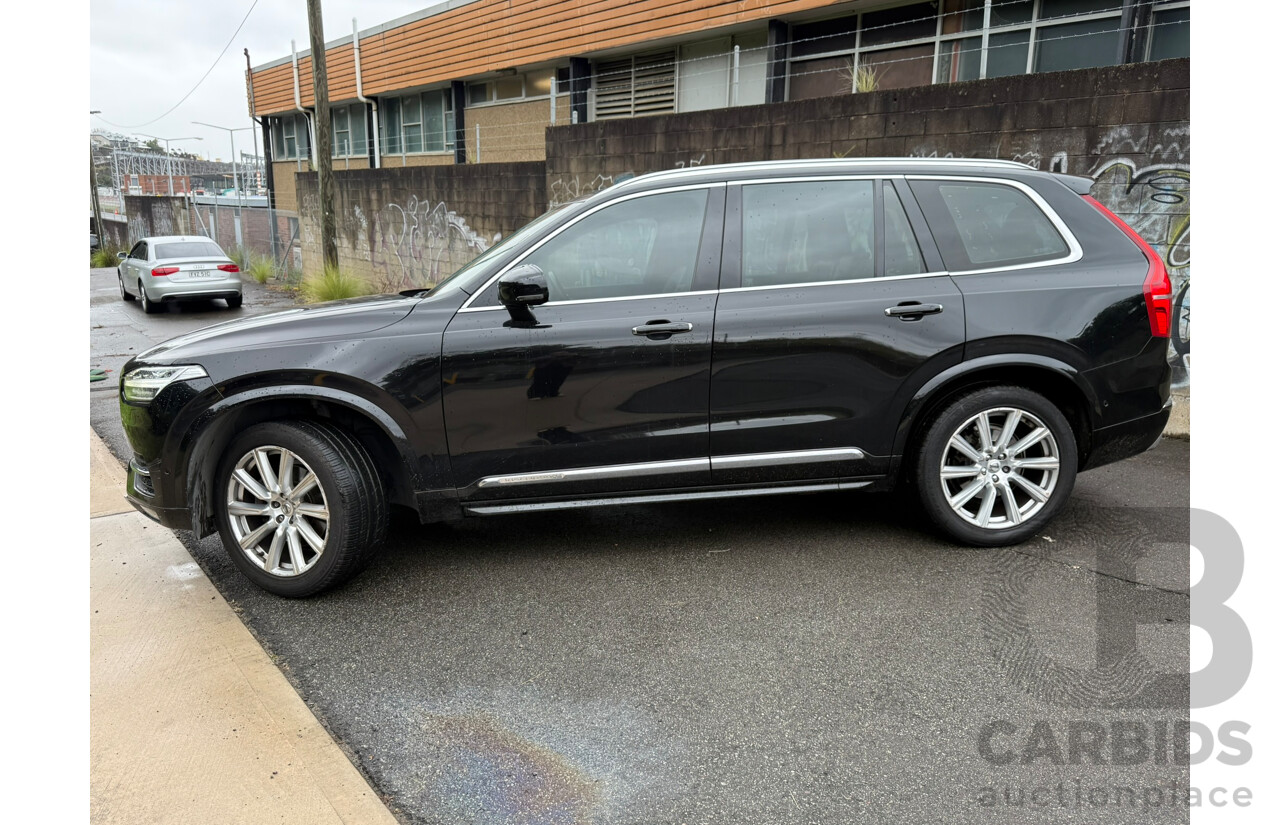 05/2016 Volvo Xc90 T6 INSCRIPTION (AWD) AWD 256 MY17 4D Wagon Black 2.0L
