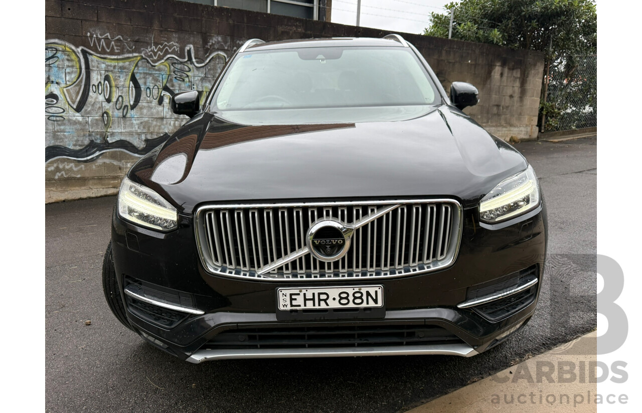 05/2016 Volvo Xc90 T6 INSCRIPTION (AWD) AWD 256 MY17 4D Wagon Black 2.0L