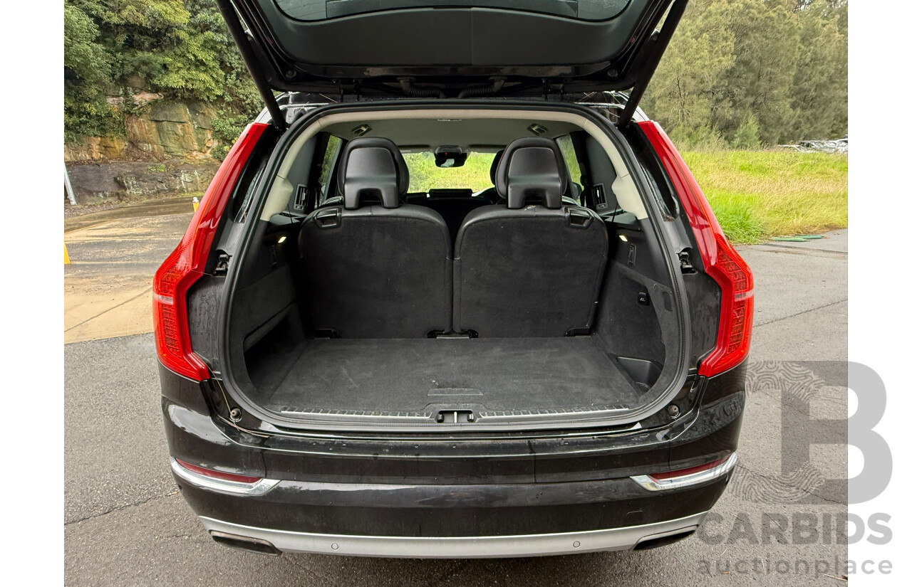 05/2016 Volvo Xc90 T6 INSCRIPTION (AWD) AWD 256 MY17 4D Wagon Black 2.0L