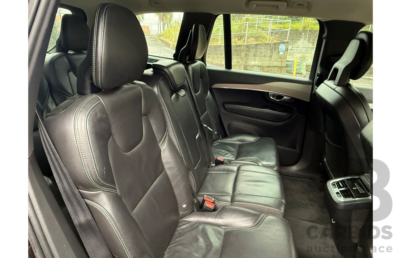 05/2016 Volvo Xc90 T6 INSCRIPTION (AWD) AWD 256 MY17 4D Wagon Black 2.0L