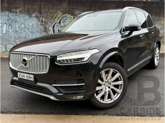 05/2016 Volvo Xc90 T6 INSCRIPTION (AWD) AWD 256 MY17 4D Wagon Black 2.0L