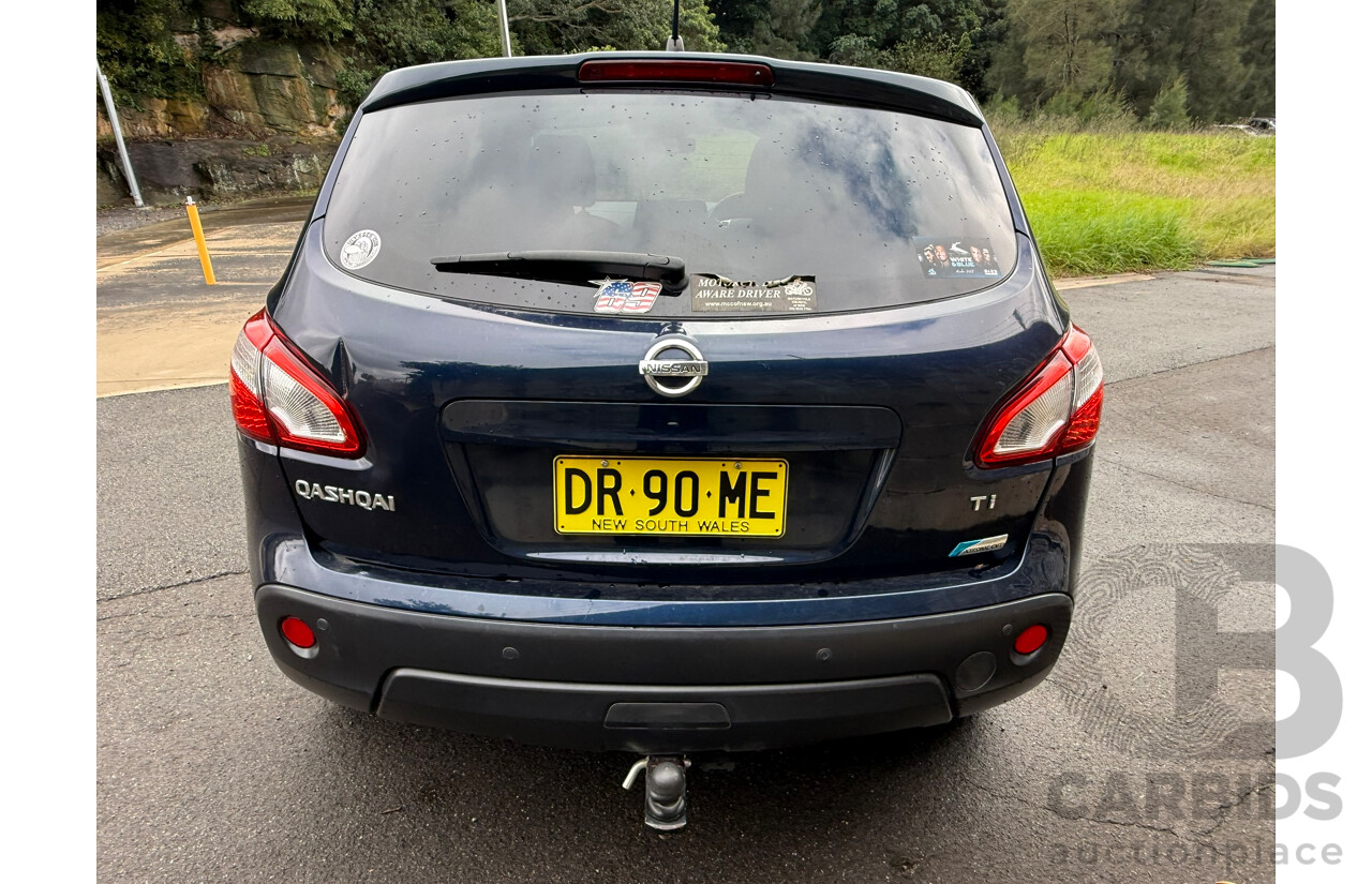05/2010 Nissan Dualis Ti (4x2) FWD J10 SERIES II 4D Wagon Blue 2.0L