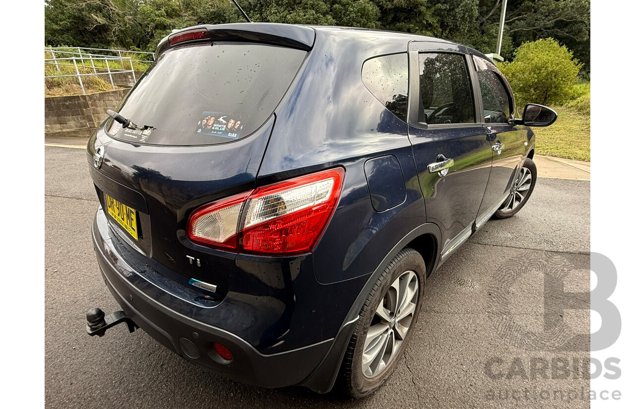 05/2010 Nissan Dualis Ti (4x2) FWD J10 SERIES II 4D Wagon Blue 2.0L