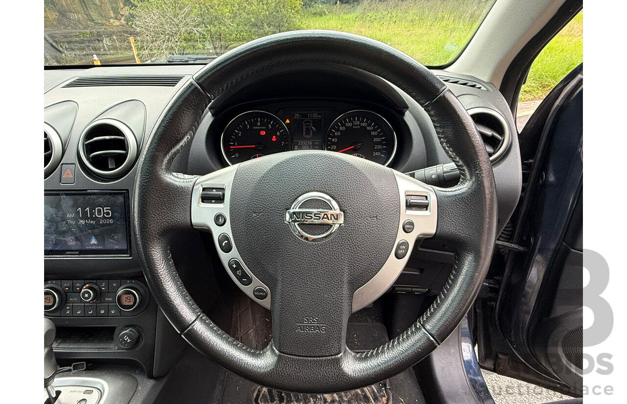 05/2010 Nissan Dualis Ti (4x2) FWD J10 SERIES II 4D Wagon Blue 2.0L