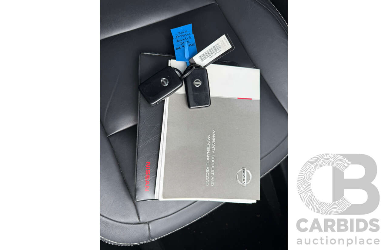 05/2010 Nissan Dualis Ti (4x2) FWD J10 SERIES II 4D Wagon Blue 2.0L