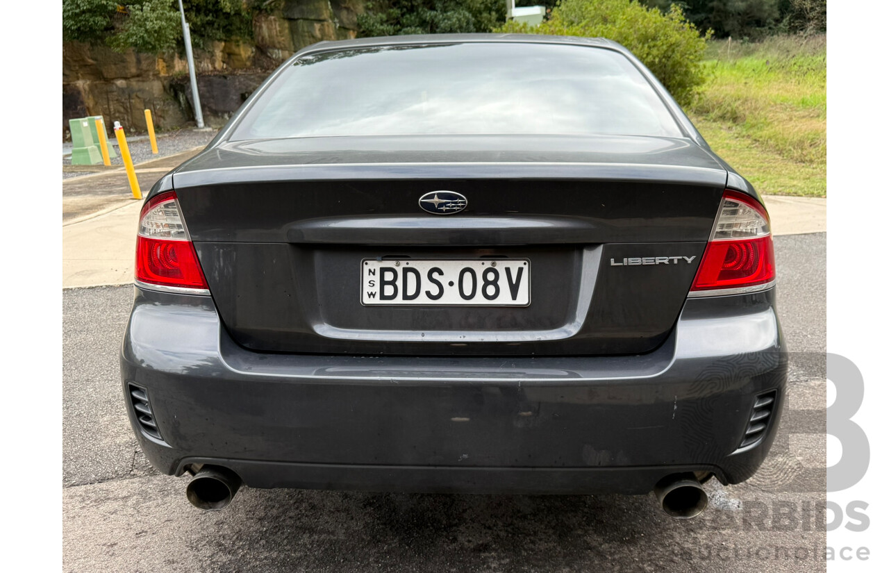11/2007 Subaru Liberty 3.0R-B AWD MY08 4D Sedan Grey 3.0L