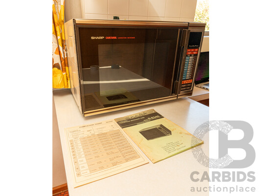 1661343 · 1983 Circa, Vintage Sharp Carousel Convection R-8340 Microwave Oven