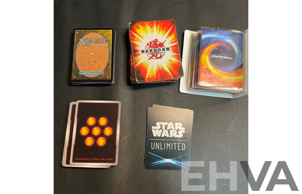 Assorted Game Trading Cards
