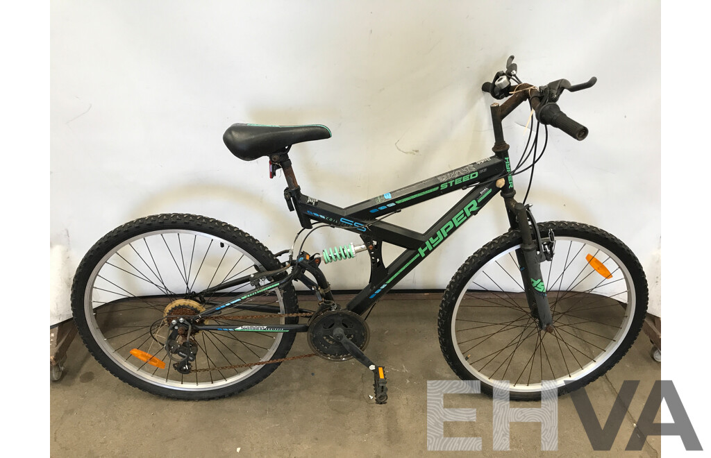 Hyper Steed 18 Speed Hybrid Bike