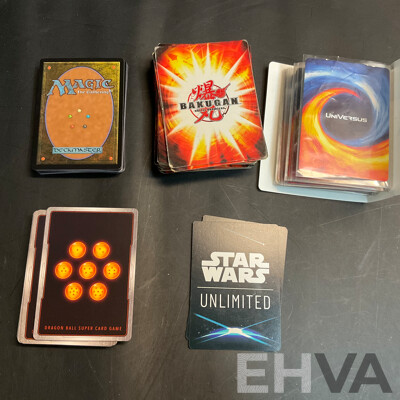 Assorted Game Trading Cards