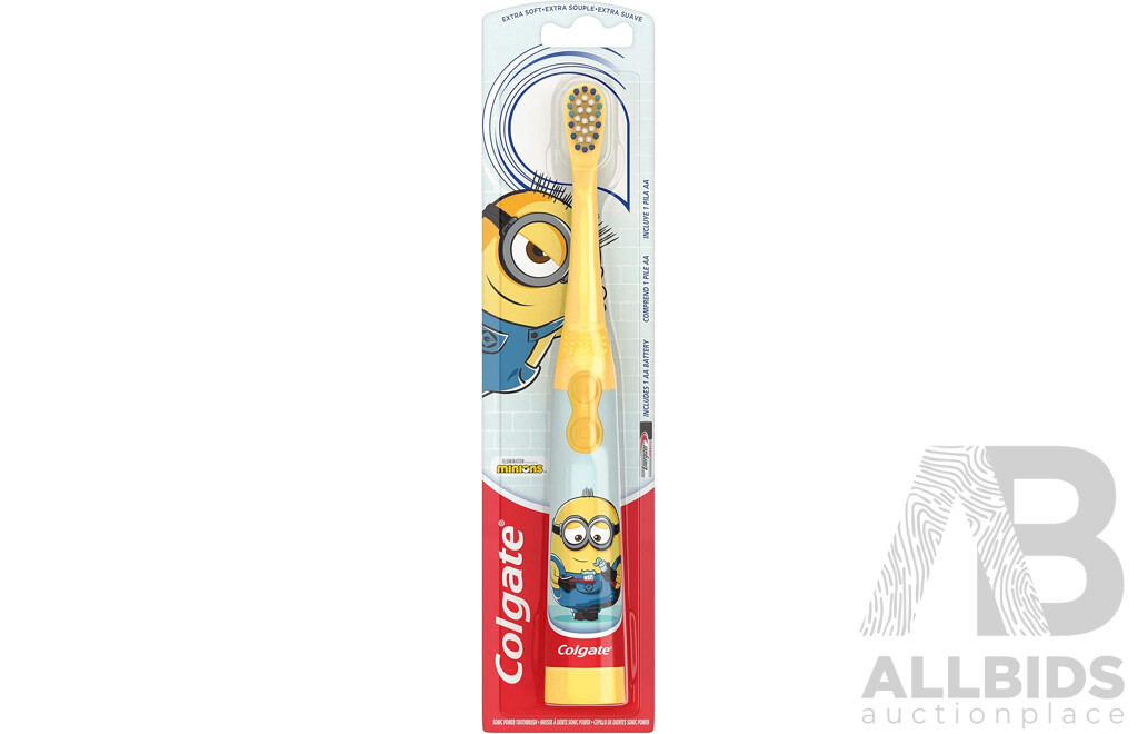 Colgate Minions Kids Powered Toothbrush X12