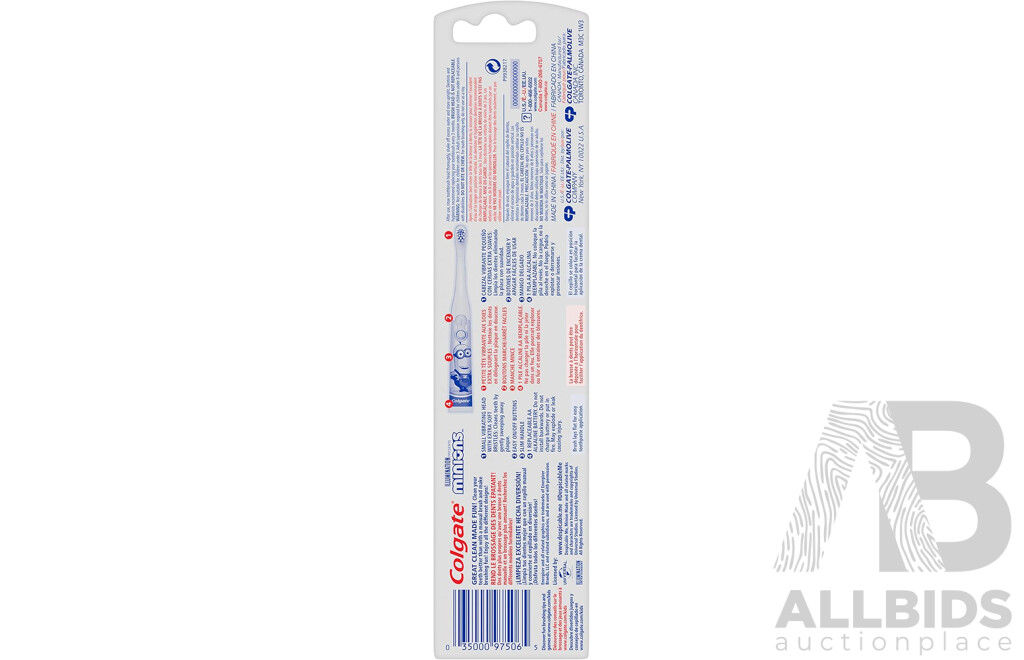 Colgate Minions Kids Powered Toothbrush X12
