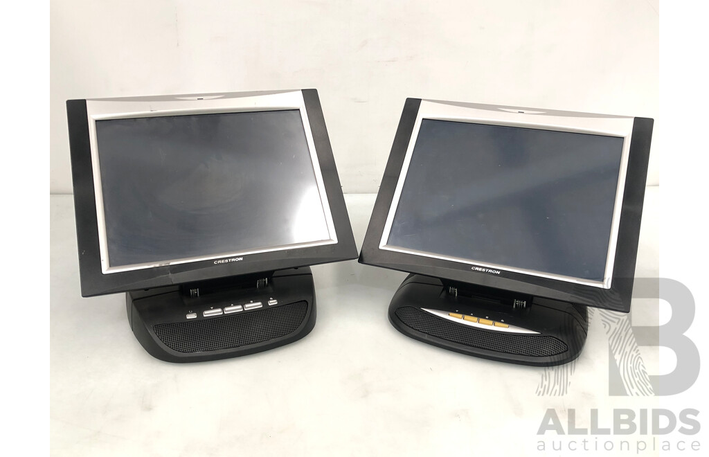 Crestron 15 Inch Touchscreen Tilt Monitors - TPS-15B and TPS-15G