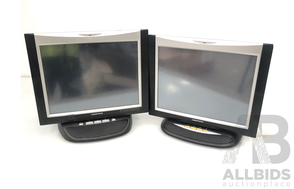 Crestron 15 Inch Touchscreen Tilt Monitors - TPS-15B and TPS-15G