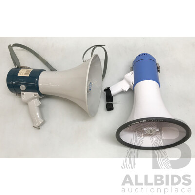 DB and InDesign Megaphones - Lot of 2