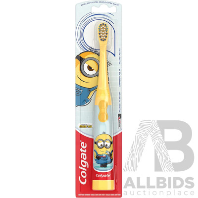 Colgate Minions Kids Powered Toothbrush X12