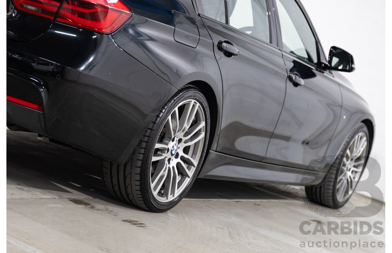 03/2016 Bmw 3 18i SPORT LINE RWD F30 LCI 4D Sedan Black Sapphire Metallic Turbo 1.5L