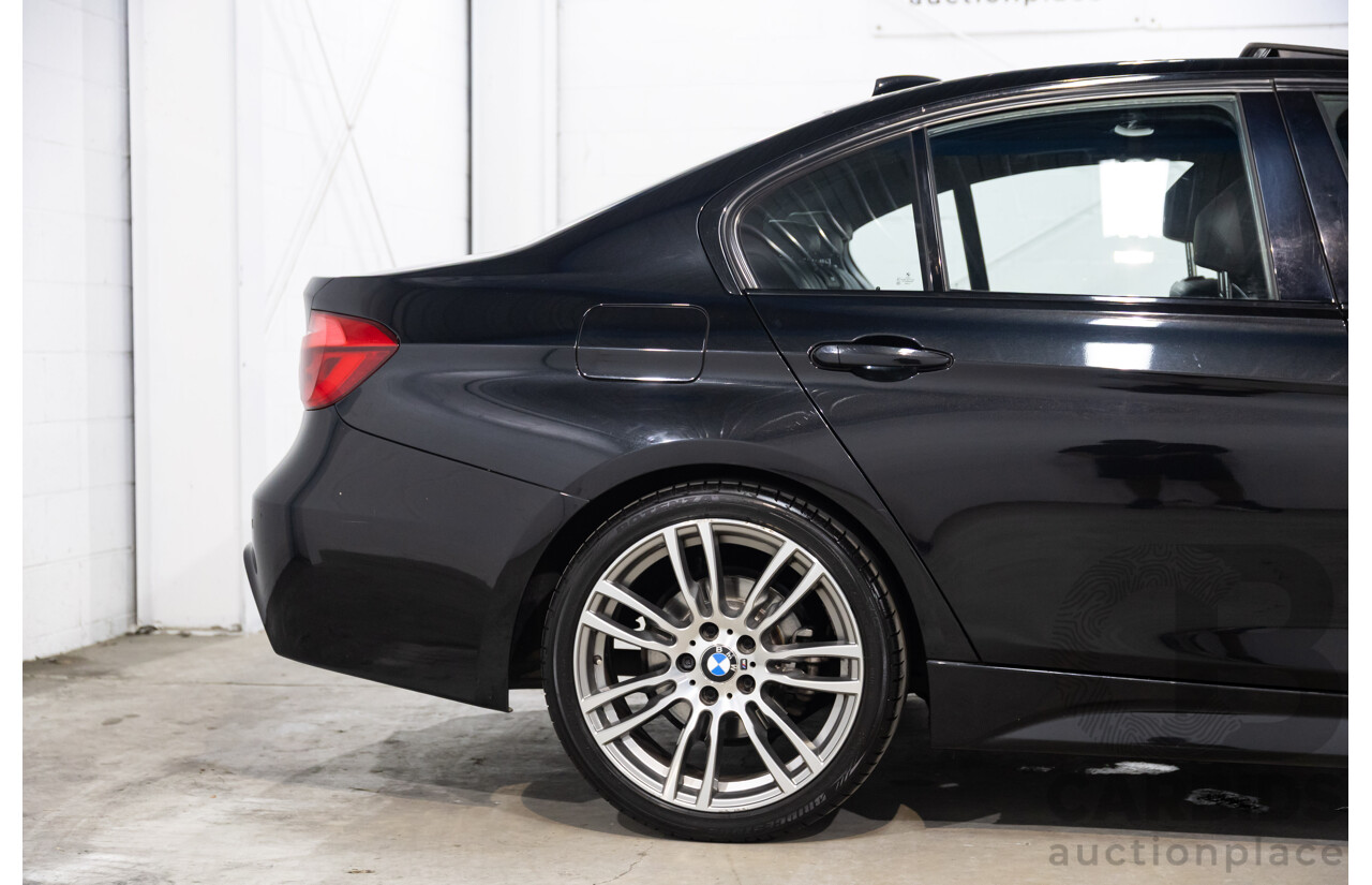 03/2016 Bmw 3 18i SPORT LINE RWD F30 LCI 4D Sedan Black Sapphire Metallic Turbo 1.5L