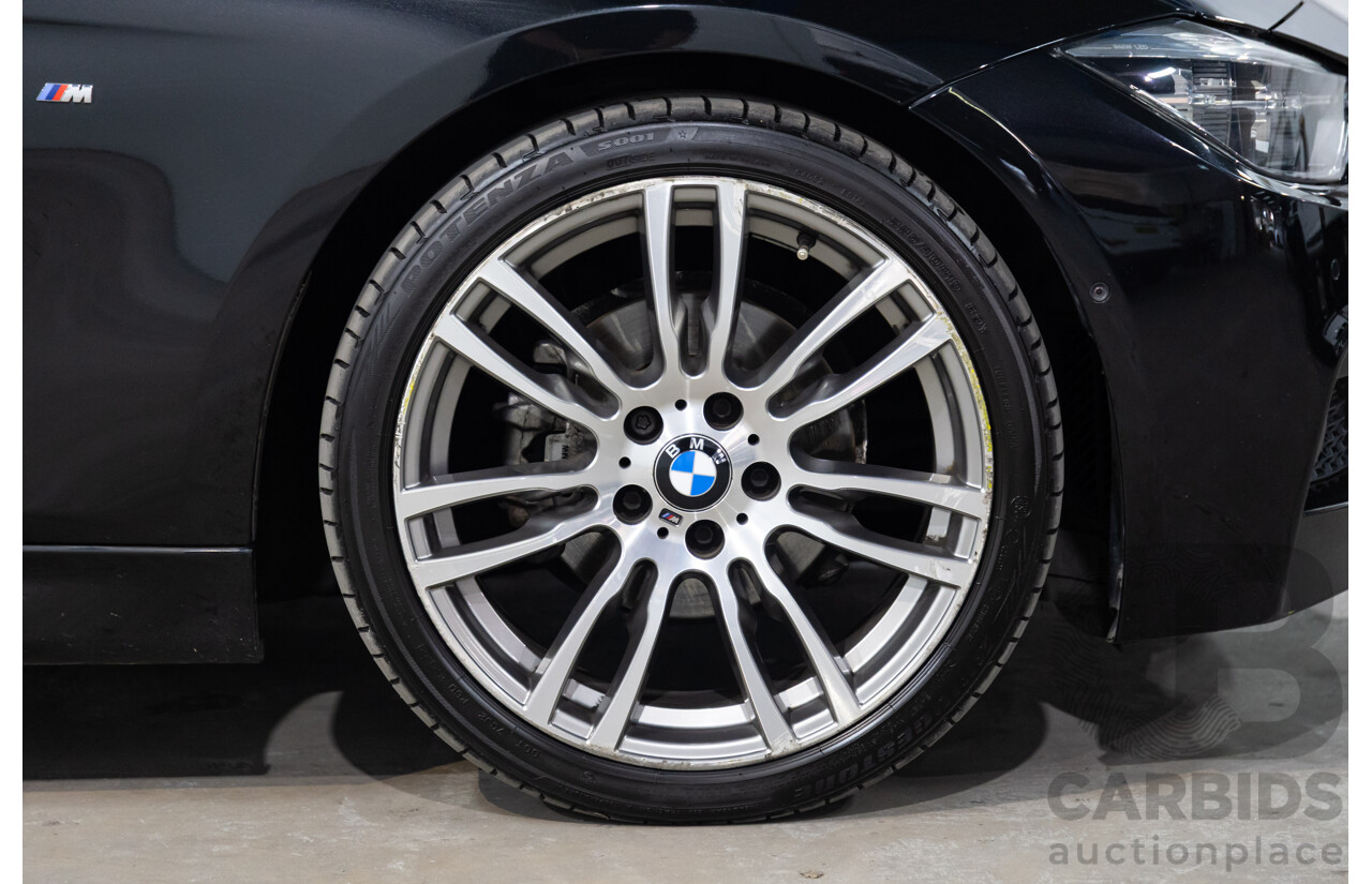 03/2016 Bmw 3 18i SPORT LINE RWD F30 LCI 4D Sedan Black Sapphire Metallic Turbo 1.5L