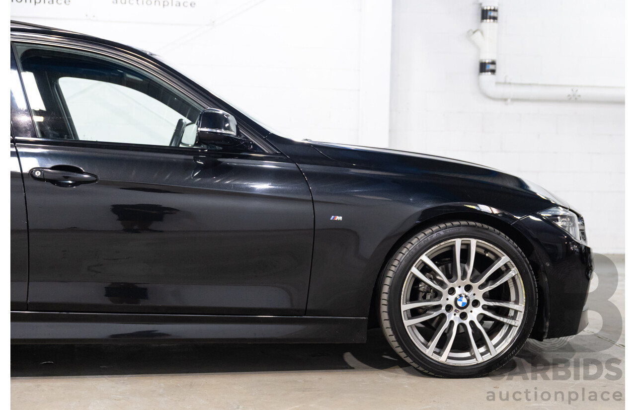 03/2016 Bmw 3 18i SPORT LINE RWD F30 LCI 4D Sedan Black Sapphire Metallic Turbo 1.5L