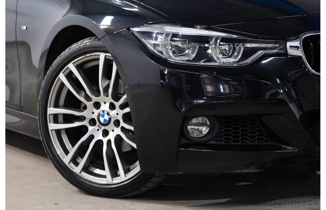 03/2016 Bmw 3 18i SPORT LINE RWD F30 LCI 4D Sedan Black Sapphire Metallic Turbo 1.5L