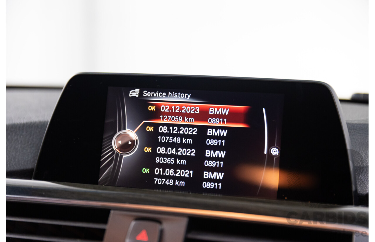 03/2016 Bmw 3 18i SPORT LINE RWD F30 LCI 4D Sedan Black Sapphire Metallic Turbo 1.5L