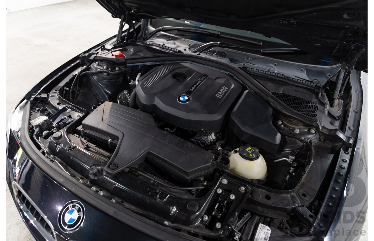 03/2016 Bmw 3 18i SPORT LINE RWD F30 LCI 4D Sedan Black Sapphire Metallic Turbo 1.5L