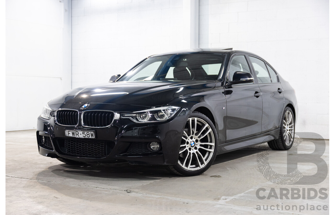 03/2016 Bmw 3 18i SPORT LINE RWD F30 LCI 4D Sedan Black Sapphire Metallic Turbo 1.5L