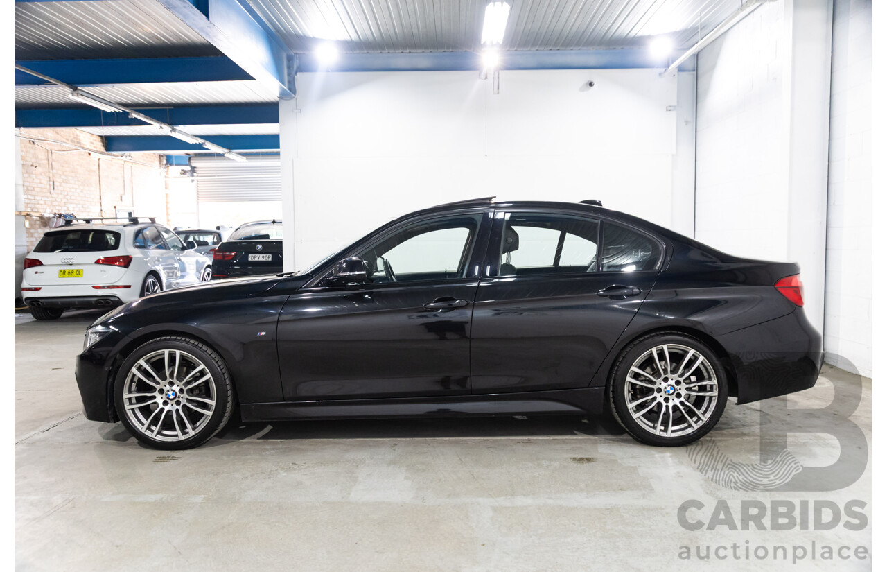 03/2016 Bmw 3 18i SPORT LINE RWD F30 LCI 4D Sedan Black Sapphire Metallic Turbo 1.5L